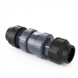 VAL. PVC RETENCION FITTING-FITTING 40X40